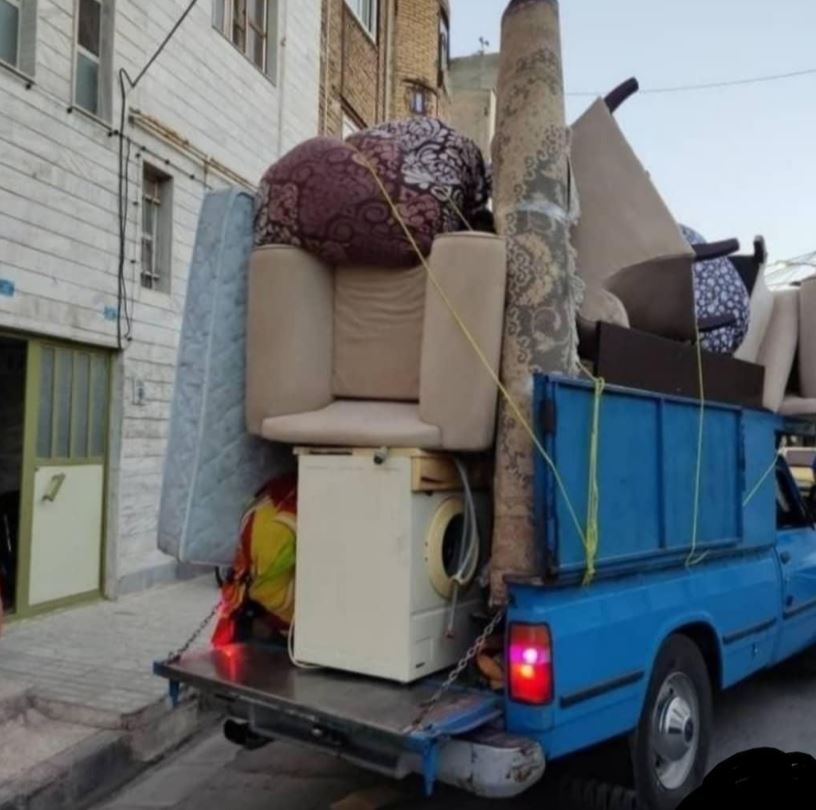 نیسان وانت تلفنی کارگر اسباب کشی باربری کل شیراز - باربری شیراز