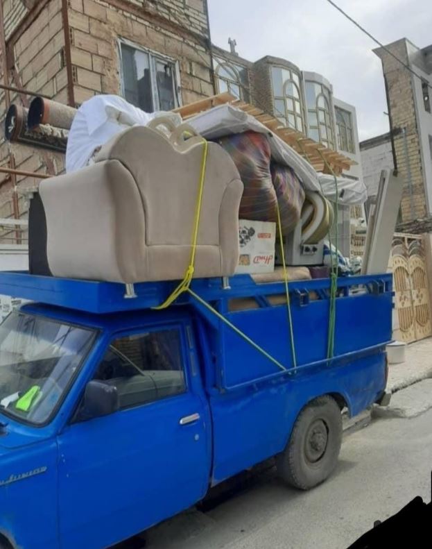 نیسان وانت تلفنی کارگر اسباب کشی باربری کل شیراز - باربری